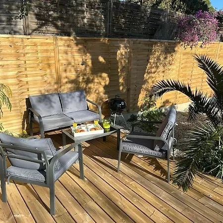 Tatil Evi Bas De Cosy Les Pins Avec Jardin *
