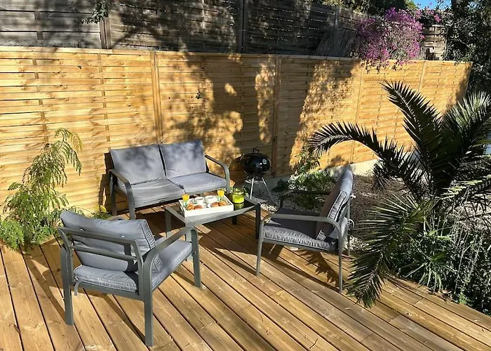 Tatil Evi Bas De Cosy Les Pins Avec Jardin *
